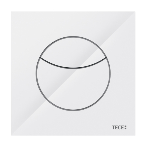 TECE 9240978 Пневматическая дистанционная пластиковая панель (кнопка) смыва унитаза TECEflushpoint для двойной системы смыва, квадратная, белая