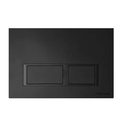 ТЕСЕ S955204 Инсталляция в комплекте с черной матовой пластиковой панелью (кнопкой) смыва TECEspring V и застенным модулем TECEspring для подвесного унитаза