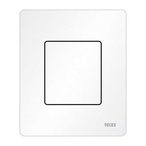 Металлическая панель (кнопка) смыва для писсуара TECEsolid, белая матовая, 9242433