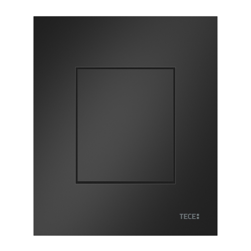 Пластиковая панель смыва для писсуара  TECEnow, черная глянцевая