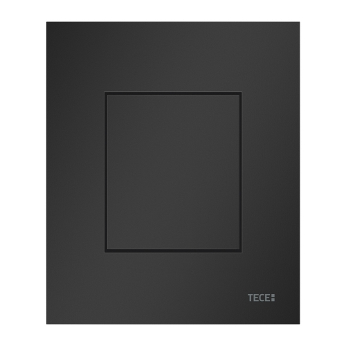 Пластиковая панель (кнопка) смыва для писсуара TECEnow, черная матовая, 9242406