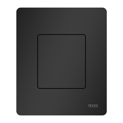 Металлическая панель (кнопка) смыва для писсуара TECEsolid, черная матовая, 9242435