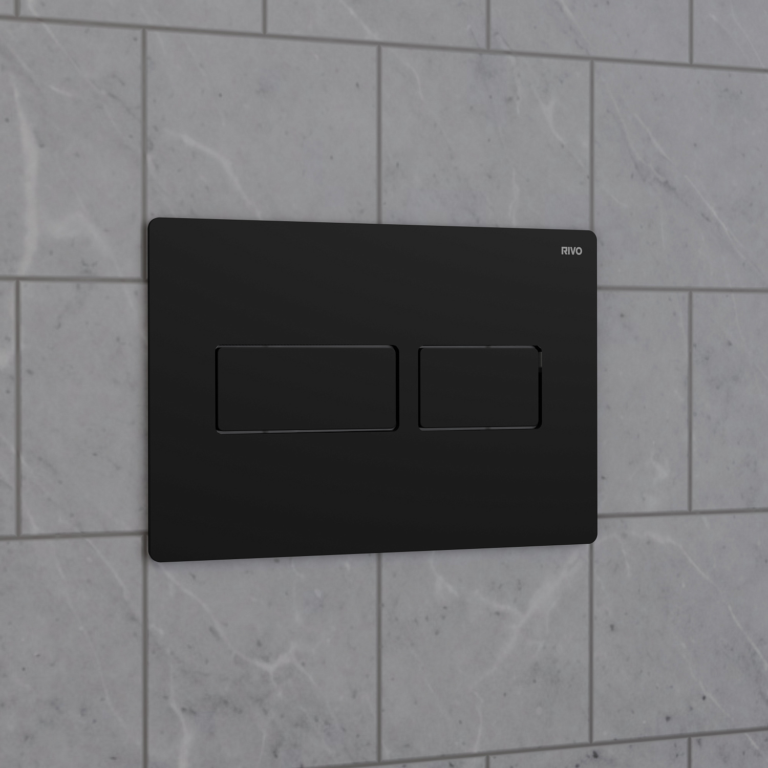 Панель смыва RIVO Touch lux Черный матовый (matte BLACK)