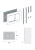 Комплект: Инсталляция для унитаза RIVO Set A + Панель смыва RIVO Touch Line Хром глянцевый