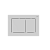 Панель смыва RIVO Touch line Белый матовый (matte WHITE)