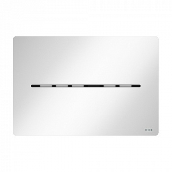 TECE 9240452 Металлическая панель (кнопка) смыва для унитаза TECEsolid с бесконтактной активацией, питание от сети 230 В, белый глянцевый