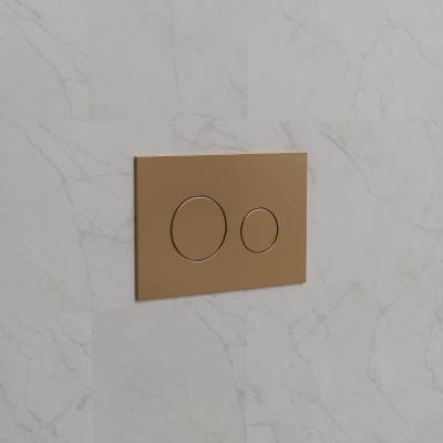 Панель смыва RIVO Touch neo Латунь матовая (matte BRASS)