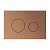 Пластиковая панель (кнопка) смыва для унитаза TECEloop, красная бронза металлик, 9240937
