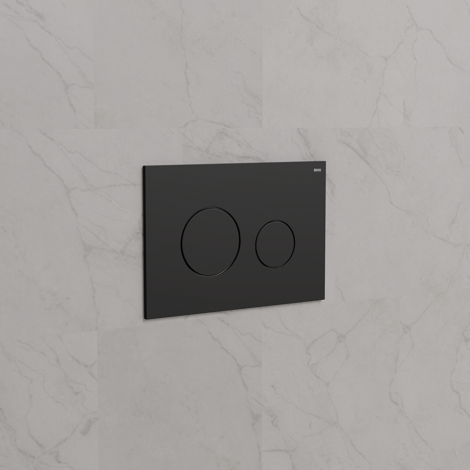 Панель смыва RIVO Touch neo Черный матовый (matte BLACK)