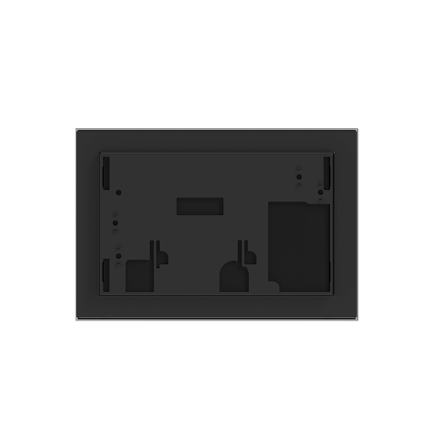 Панель смыва RIVO Touch line Хром матовый (matte CHROME)