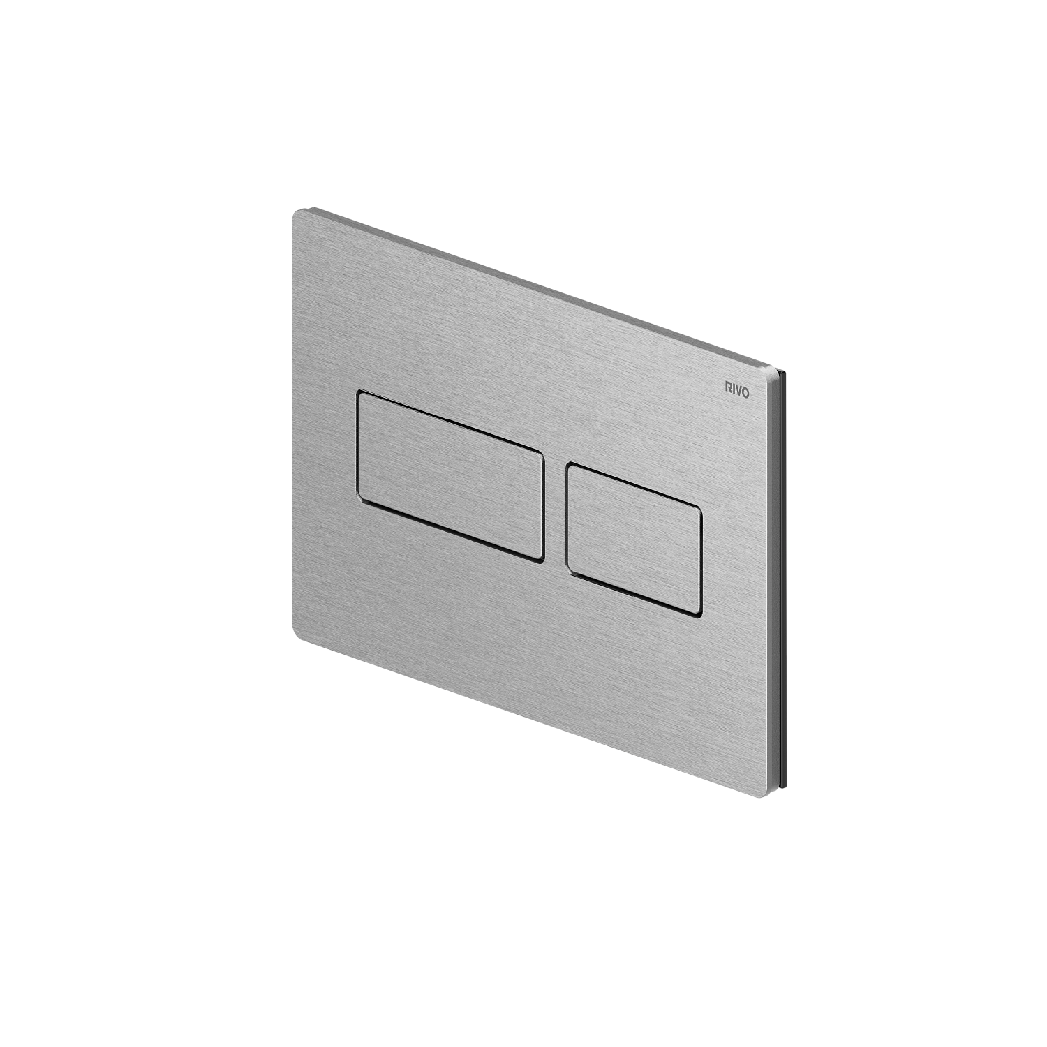 Панель смыва RIVO Touch lux Сатинированная сталь (SATIN PVD)