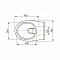 TECE K440920.WC1 Инсталляция TECEbase 2.0 в комплекте с белой панелью (кнопкой) смыва TECEloop и унитазом TECE V04