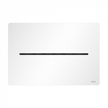 TECE 9240453 Металлическая панель (кнопка) смыва для унитаза TECEsolid с бесконтактной активацией, питание от сети 230 В, белый матовый