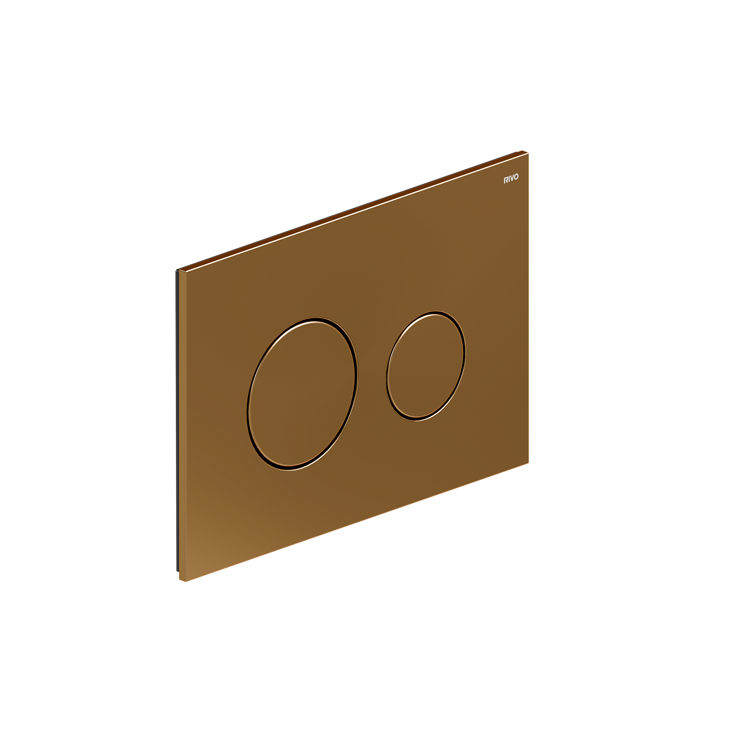 Панель смыва RIVO Touch neo Латунь матовая (matte BRASS)