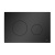 Пластиковая панель (кнопка) смыва для унитаза TECEloop 2.0, черный матовый, 9240925