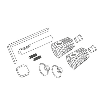 Комплект креплений для подвесных унитазов TECEspring Model R и Model S 9720997