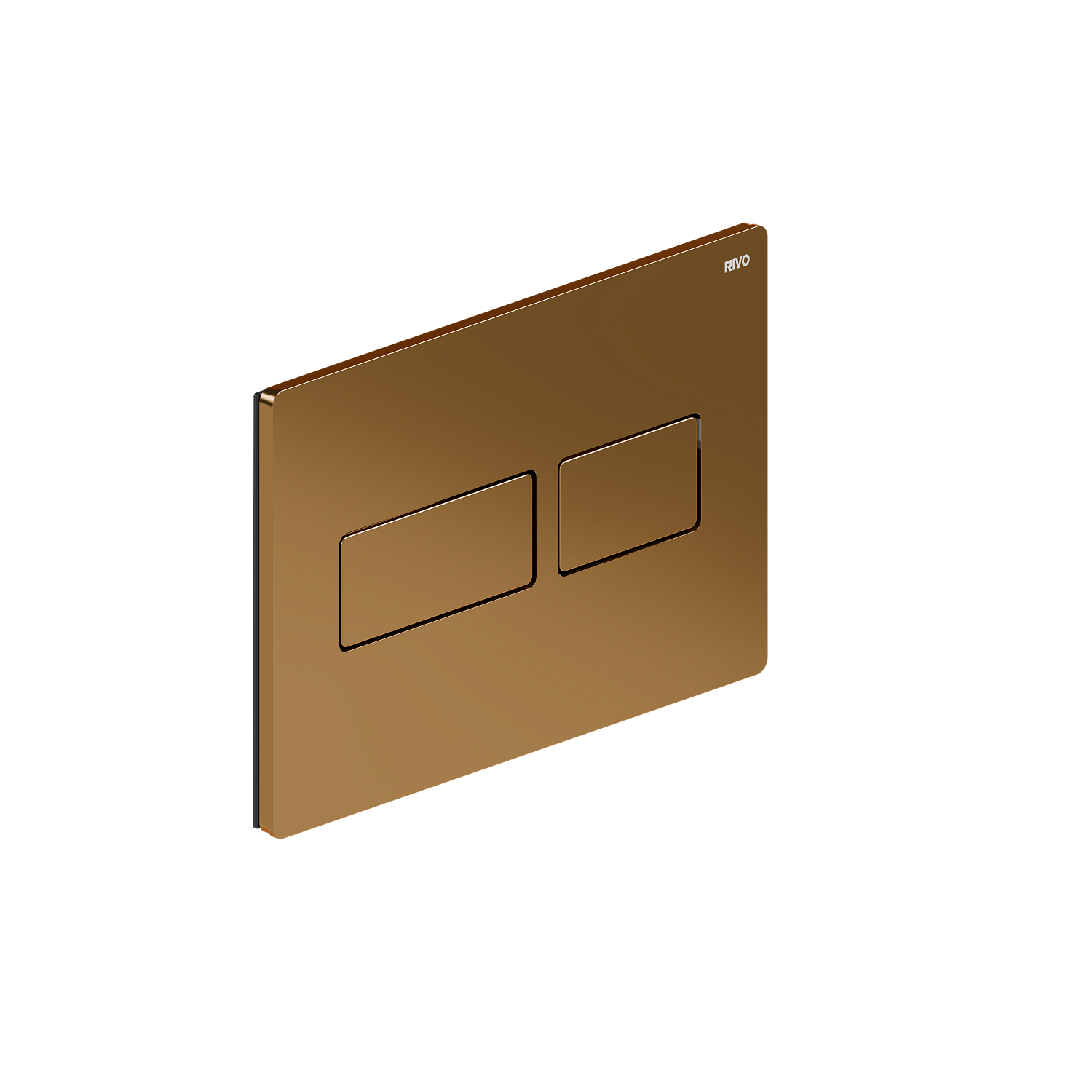 Панель смыва RIVO Touch lux Латунь матовая (BRASS)