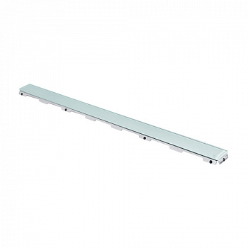 Стеклянная панель TECEdrainline для душевого канала, прямая, стекло зеленое, 700 мм, 600790