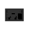 Панель смыва RIVO Touch lux Черный глянцевый (glossy BLACK)