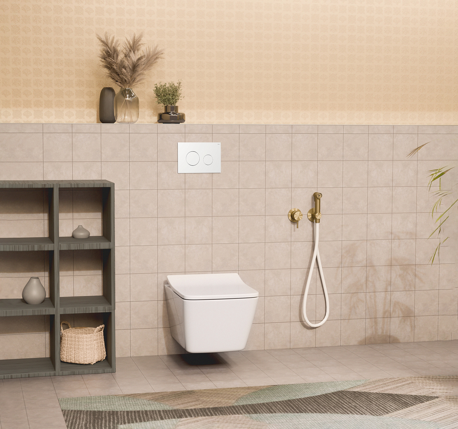 Панель смыва RIVO Touch neo Белый матовый (matte WHITE)