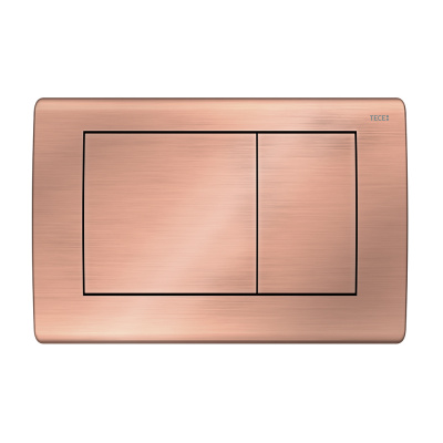 Металлическая панель (кнопка) смыва для унитаза TECEplanus, состаренная медь, 9240365