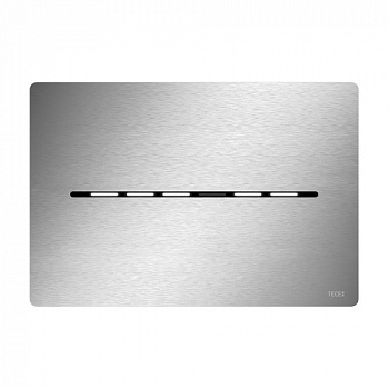 TECE 9240464 Металлическая панель (кнопка) смыва для унитаза TECEsolid с бесконтактной активацией, батарея 6 В, нержавеющая сталь, сатин (с покрытием против отпечатков пальцев)