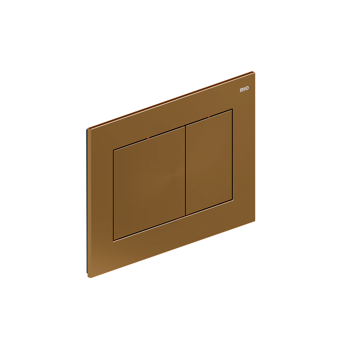 Панель смыва RIVO Touch line Латунь матовая (matte BRASS)