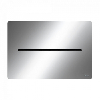 TECE 9240451 Металлическая панель (кнопка) смыва для унитаза TECEsolid с бесконтактной активацией, питание от сети 230 В, хром глянцевый