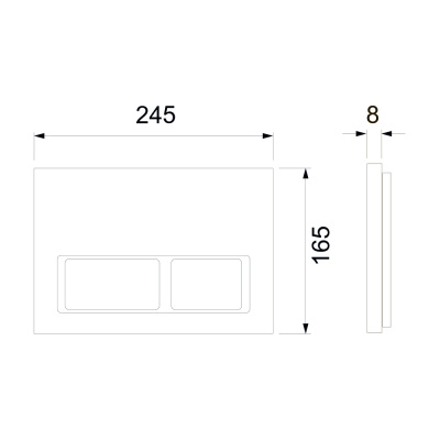 TECE K401204WCK Инсталляция TECEspring в комплекте с черной матовой пластиковой панелью (кнопкой) смыва TECEspring V и компакт-унитазом TECEspring K