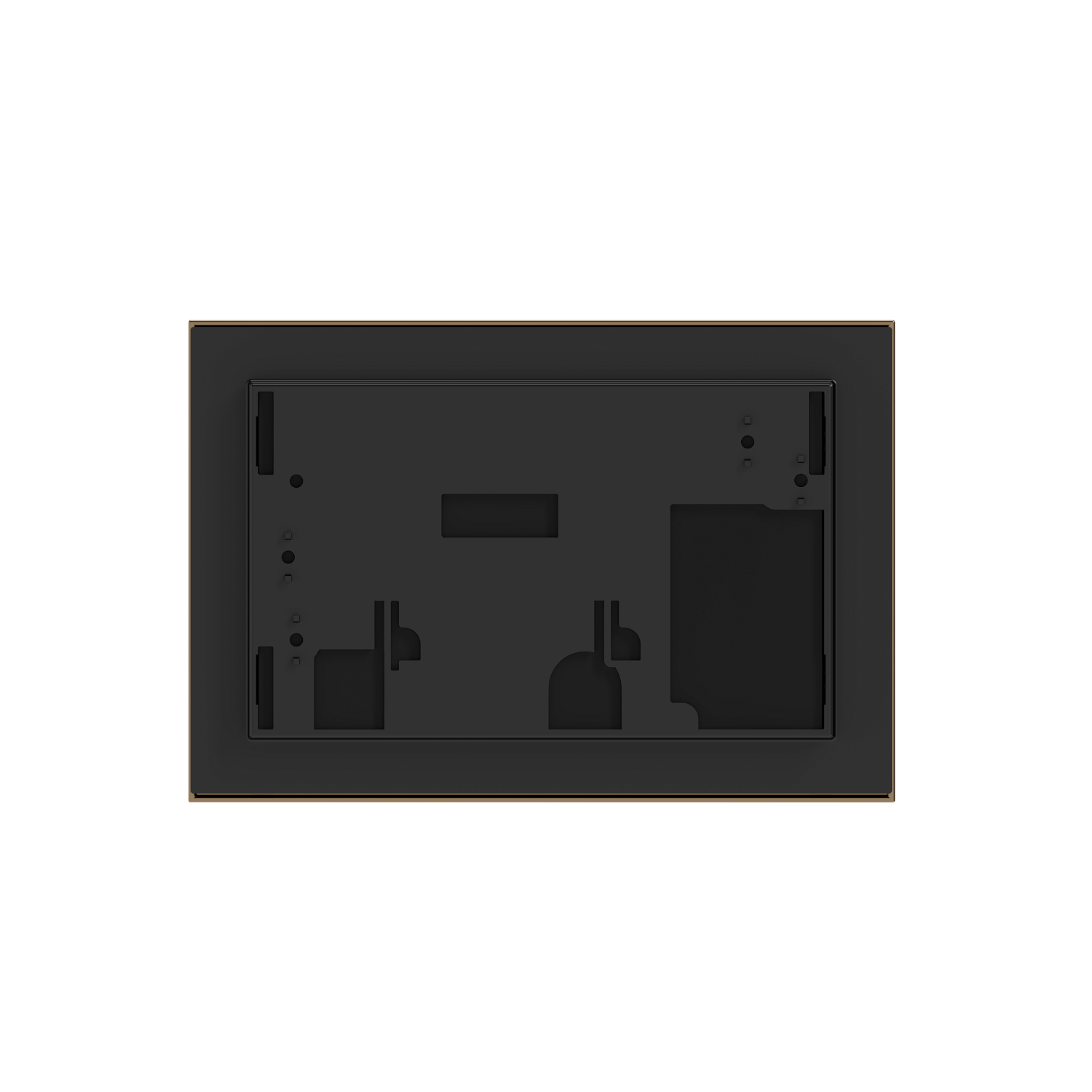 Панель смыва RIVO Touch line Латунь матовая (matte BRASS)