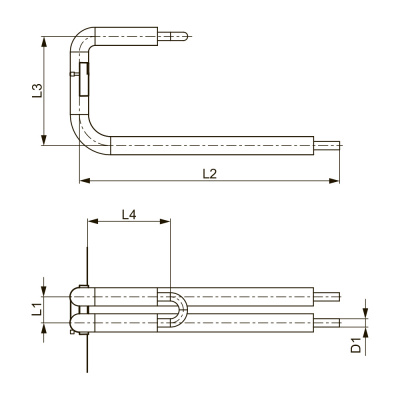 Монтажный узел TECEflex для подключения компактных радиаторов со встроенным вентилем, настенный