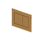 Панель смыва RIVO Touch line Латунь матовая (matte BRASS)