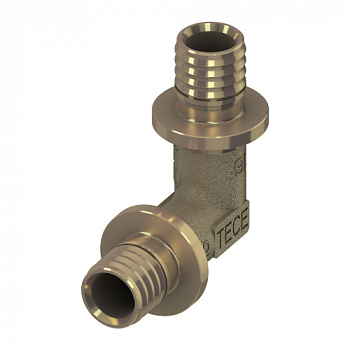 ТЕСЕ 767063 Уголок соединительный 90° TECEflex 63 x 63, латунь