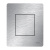 Металлическая панель (кнопка) смыва для писсуара TECEsolid, нержавеющая сталь сатин, покрытие против отпечатков пальцев, 9242434