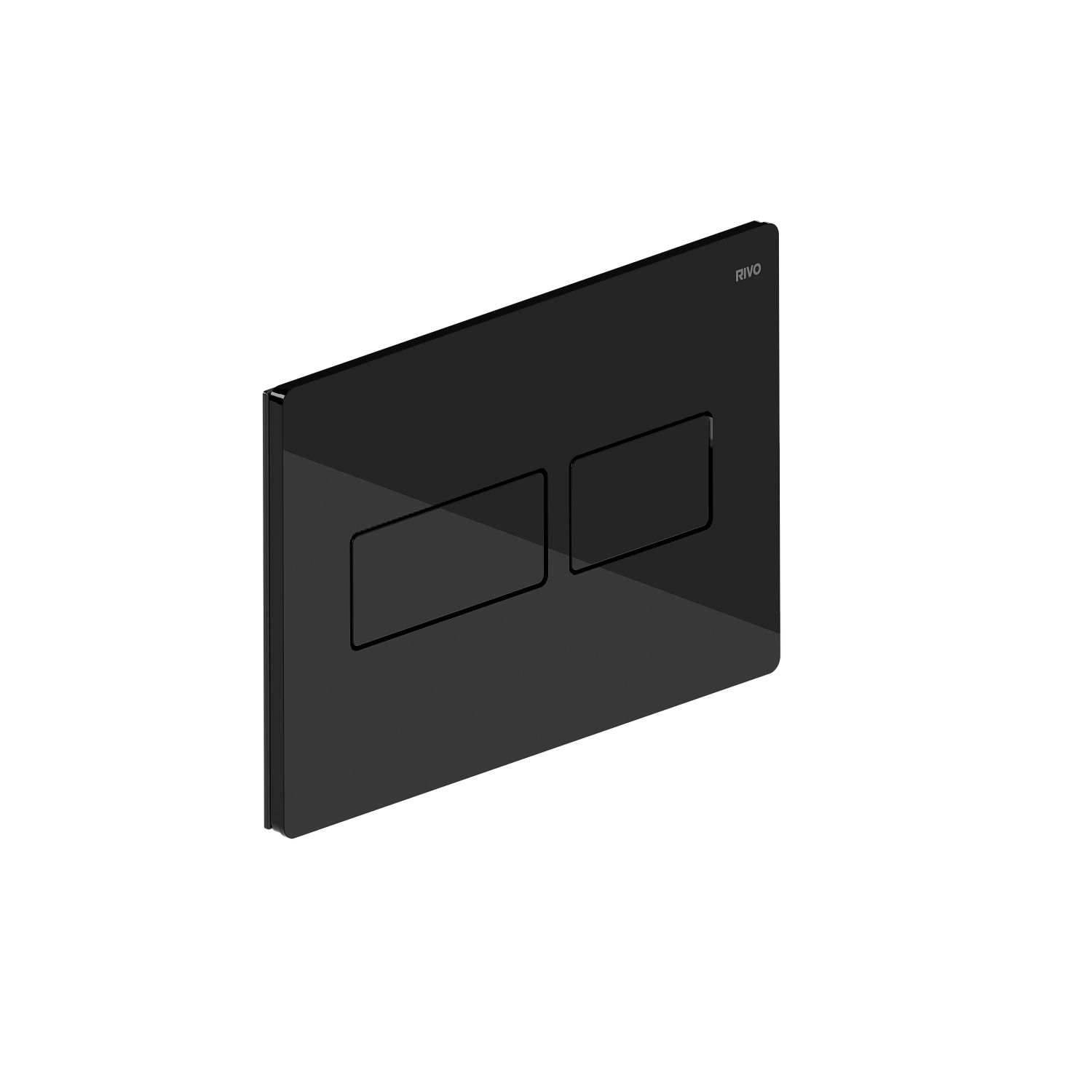 Панель смыва RIVO Touch lux Черный глянцевый (glossy BLACK)