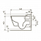 ТЕСЕ 9700204 Унитаз подвесной без функции биде TECEone - комплект для установки