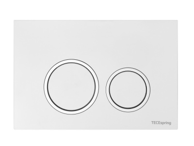 ТЕСЕ S955103 Инсталляция в комплекте с белой глянцевой пластиковой панелью (кнопкой) смыва TECEspring R и застенным модулем TECEspring для подвесного унитаза