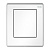 Металлическая панель (кнопка) смыва для писсуара TECEplanus, белая глянцевая, 9242314