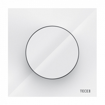 TECE 9240984 Пневматическая дистанционная пластиковая панель (кнопка) смыва унитаза TECEflushpoint для одинарной системы смыва, квадратная, белая