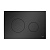 Пластиковая панель (кнопка) смыва для унитаза TECEloop 2.0, черный матовый, 9240925