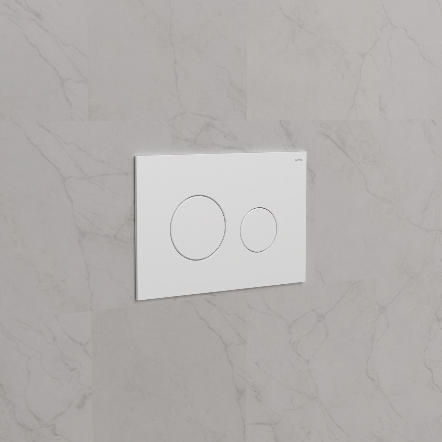 Панель смыва RIVO Touch neo Белый матовый (matte WHITE)