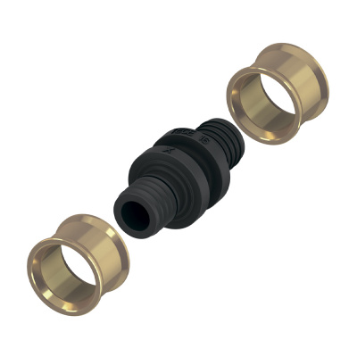 Соединение труба-труба TECEfloor, аксиальная запрессовка, для трубы поверхностного отопления SLQ PE-RT/Al/PE-RT