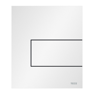 Металлическая панель (кнопка) смыва для писсуара TECEsquare, белая матовая, 9242814
