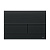 TECE 9240825 Стеклянная панель (кнопка) смыва для унитаза TECEsquare II, cтекло черное, сатинированное
