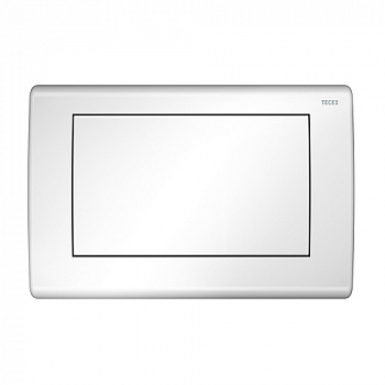 TECE 9240314 Металлическая панель (кнопка) смыва для унитаза TECEplanus, одинарная система смыва, белая глянцевая